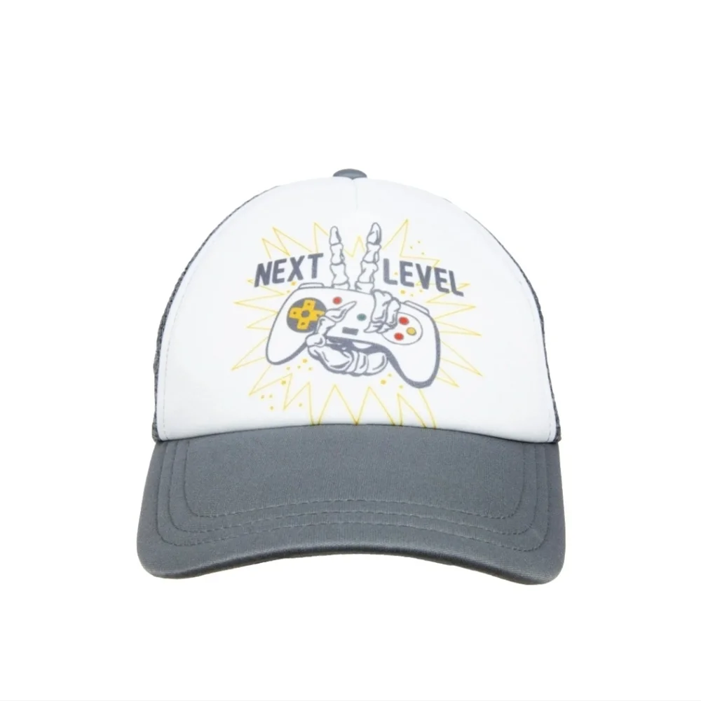 Next Level Gaming Cap - White and Gray